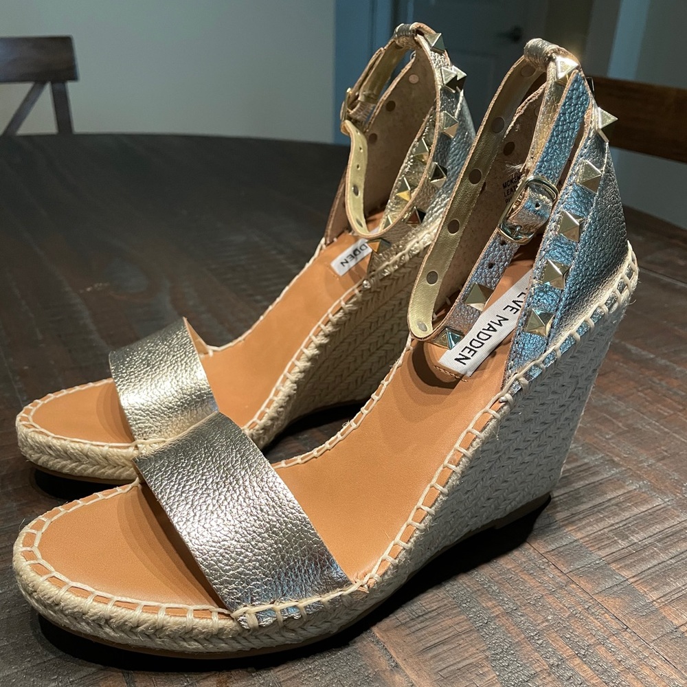Steve Madden McKenna Gold Leather